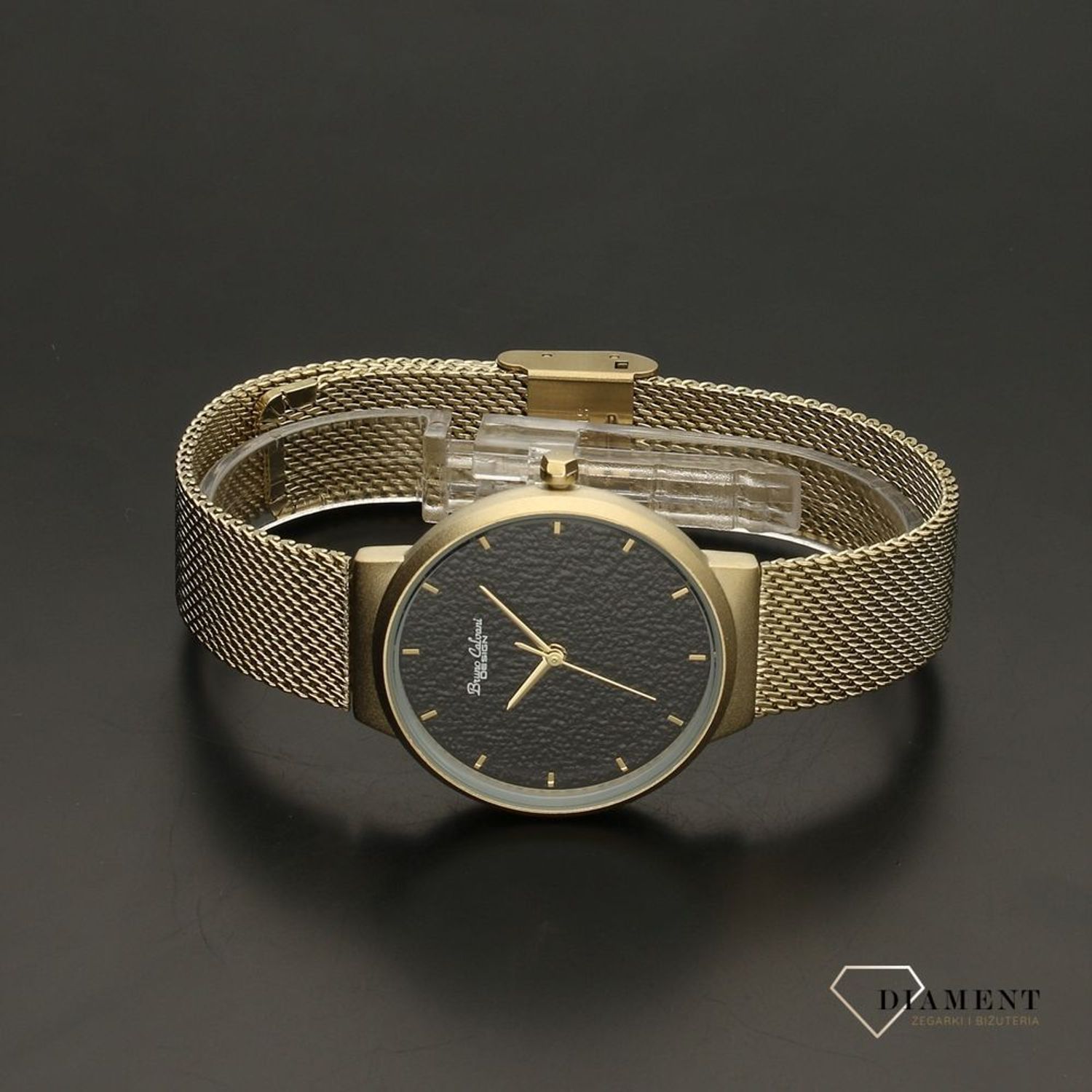 Zegarek damski Bruno Calvani BC1375 GOLD pasek czarny (1).jpg